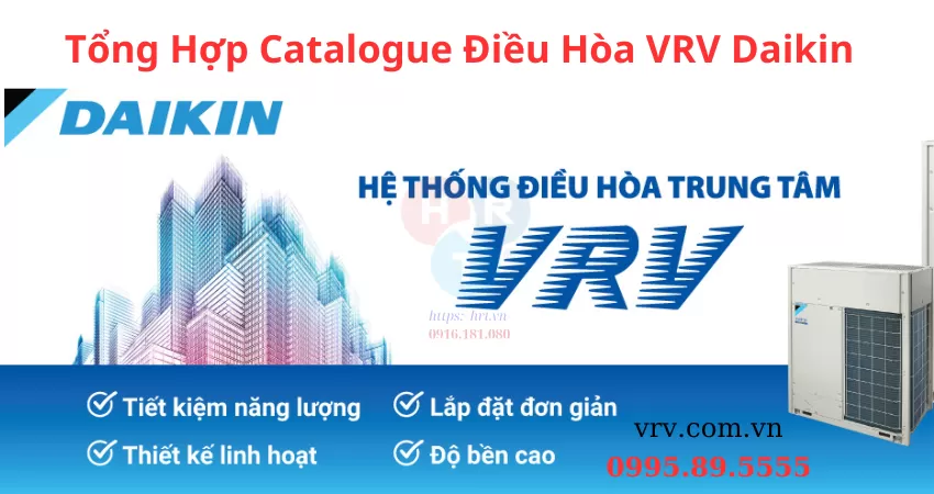 Tổng Hợp Catalogue Điều Hòa VRV Daikin