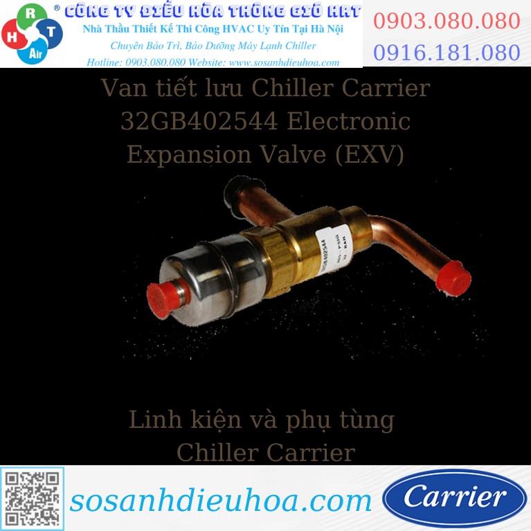 Van tiết lưu Chiller Carrier 32GB402544 Electronic Expansion Valve (EXV)