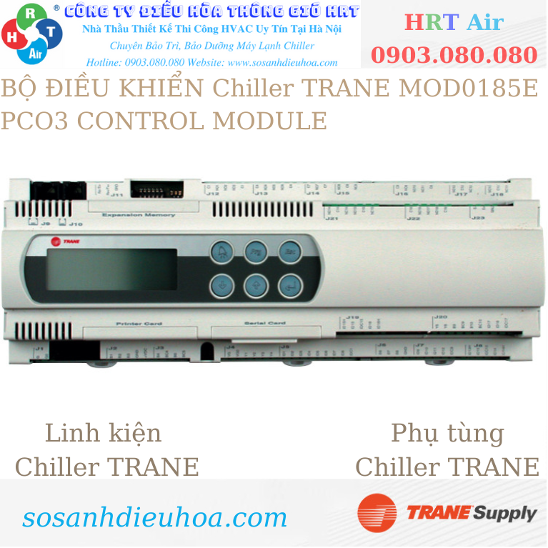 BỘ ĐIỀU KHIỂN Chiller TRANE MOD0185E PCO3 CONTROL MODULE