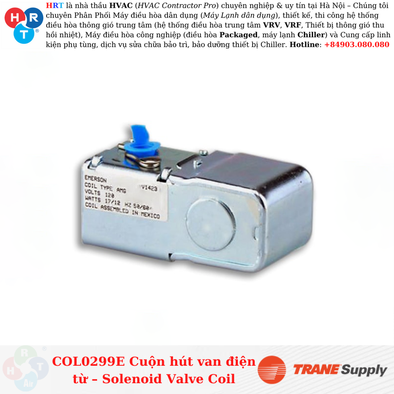COL0299E Cuộn hút van điện từ – Solenoid Valve Coil