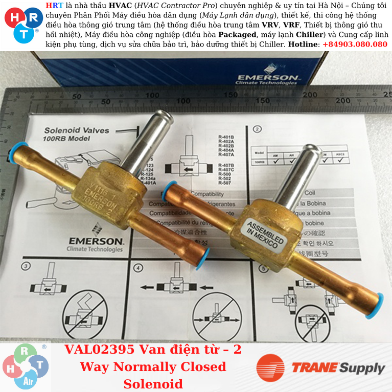 VAL02395 Van điện từ – 2 Way Normally Closed Solenoid