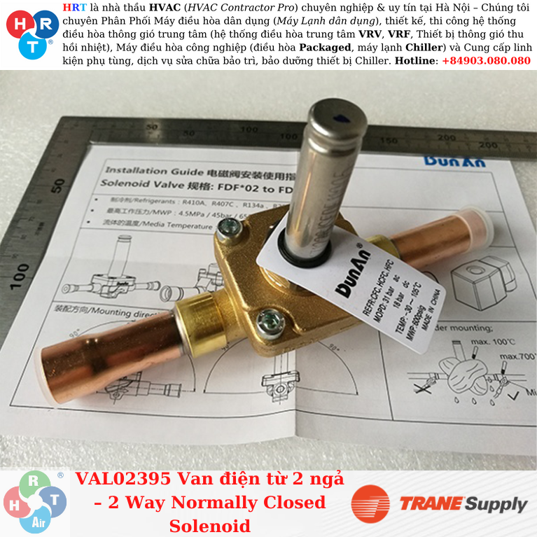 VAL02395 Van điện từ 2 ngả – 2 Way Normally Closed Solenoid