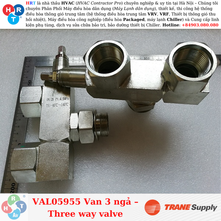 VAL05955 Van 3 ngả – Three way valve - HRT