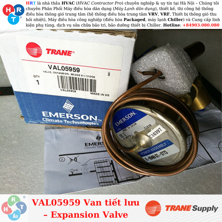 VAL05959 Van tiết lưu – Expansion Valve - HRT