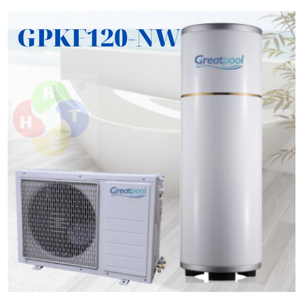 Máy Bơm Nhiệt Nước Nóng HeatPump Dân Dụng GreatPool GPKF120-NW