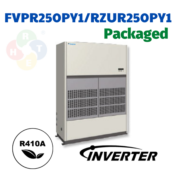 Packaged Daikin 1 chiều Inverter 91.000BTU FVPR250PY1/RZUR250PY1