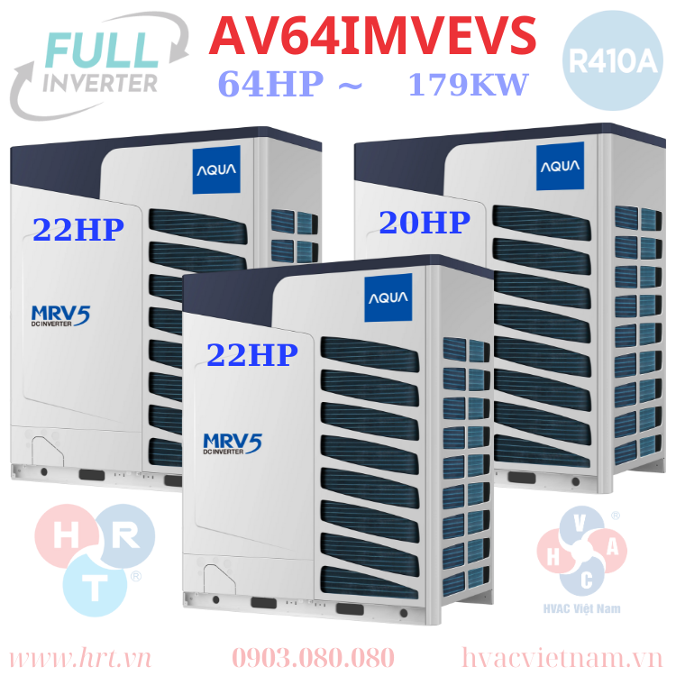 Dàn Nóng VRF Aqua 2 Chiều 64HP AV64IMVEVS