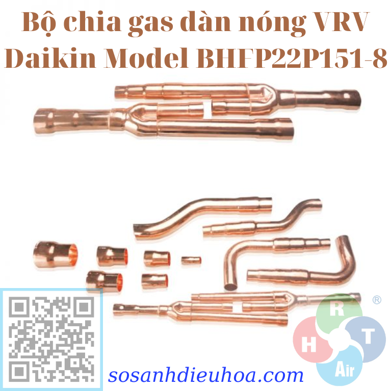 Bộ chia gas dàn nóng VRV Daikin Model BHFP22P151-8