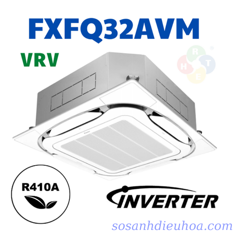 Dàn Lạnh Điều Hoà Trung Tâm VRV Daikin Âm Trần Cassette Đa Hướng Thổi FXFQ32AVM - HRT