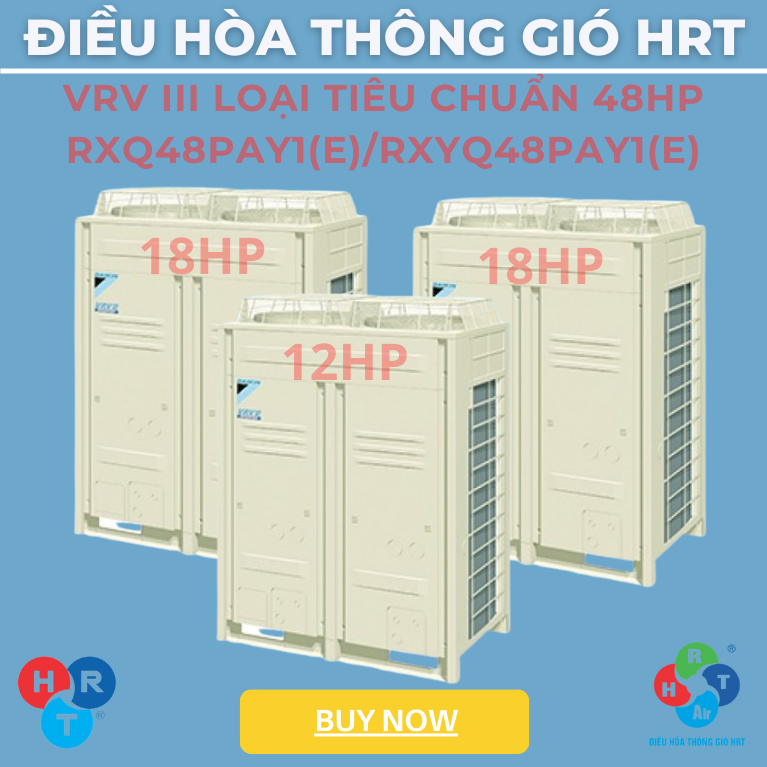 Dàn Nóng VRV III Loại Tiêu Chuẩn 48HP - HRT