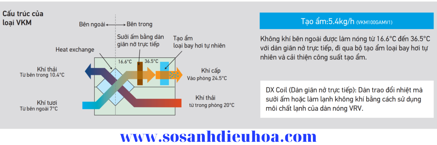 Quá trình xử lý sưởi ấm và tạo ẩm