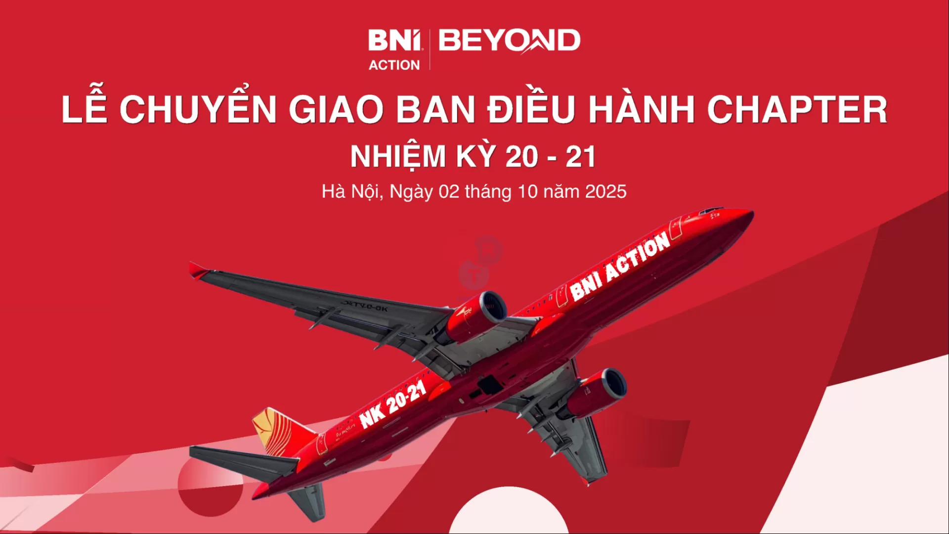 Lễ Chuyển Giao Ban Điều Hành BNI Action – Nhiệm Kỳ 20-21