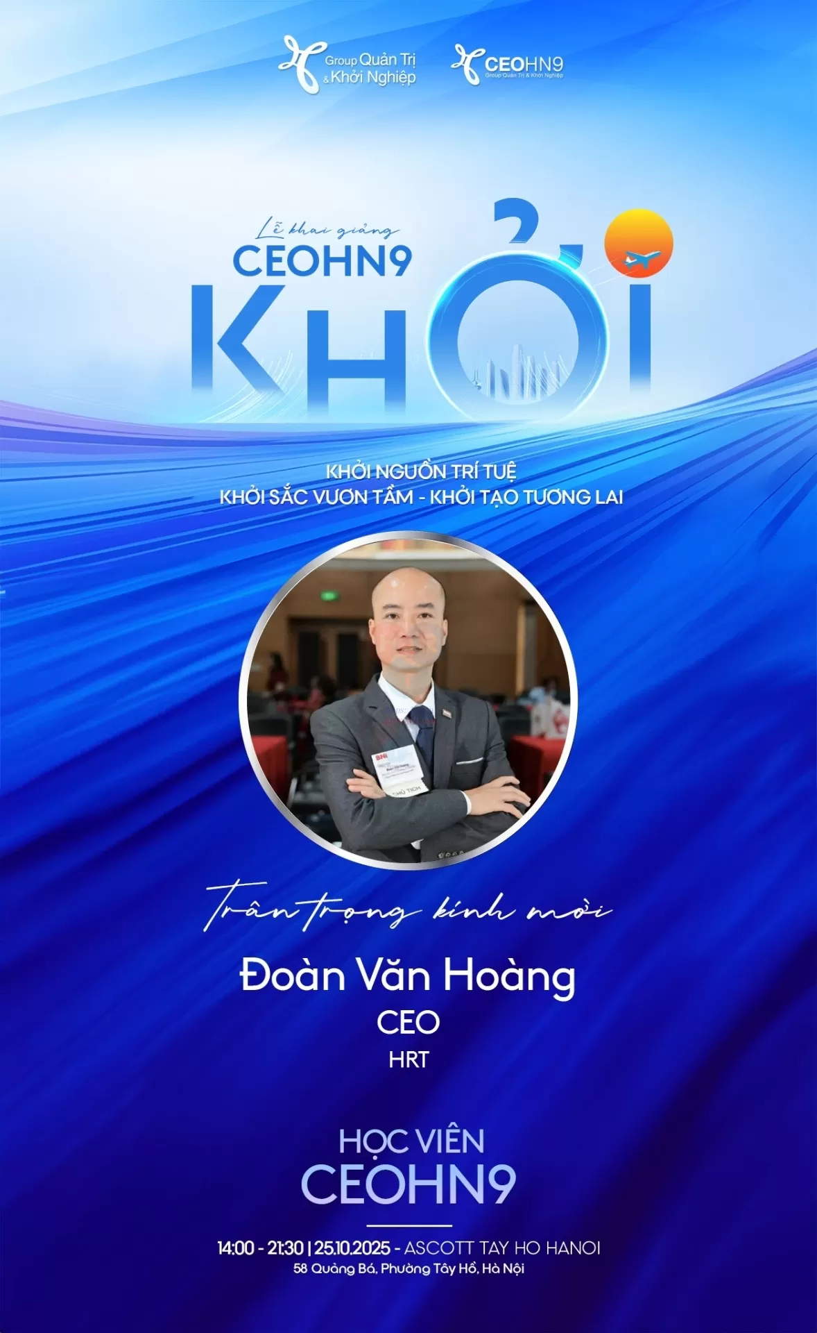 LỄ KHAI GIẢNG CEOHN9 – KHỞI