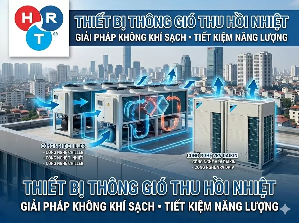 Thiết Bị Thông Gió Thu Hồi Nhiệt: Giải Pháp Không Khí Sạch Và Tiết Kiệm Năng Lượn