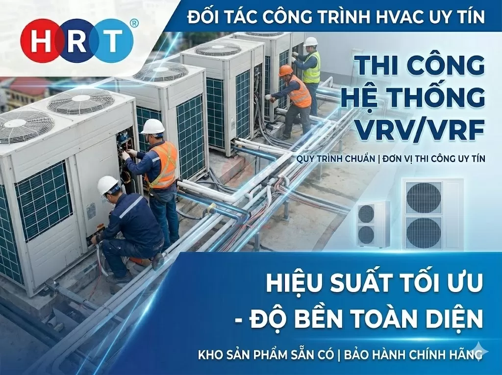 Thi Công Hệ Thống VRV VRF: Quy Trình Chuẩn Và Đơn Vị Thi Công Uy Tín