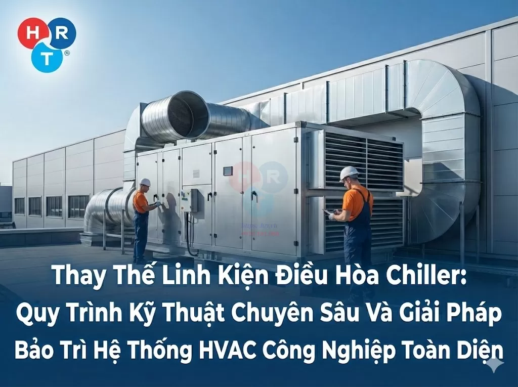 Thay Thế Linh Kiện Điều Hòa Chiller: Quy Trình Kỹ Thuật Chuyên Sâu Và Giải Pháp Bảo Trì Hệ Thống HVAC Công Nghiệp Toàn Diện