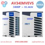 Dàn Nóng VRF Aqua 2 Chiều 34HP AV34IMVEVS