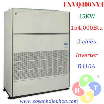Dàn Lạnh Điều Hòa Trung Tâm VRV Daikin Loại Tủ Đứng Đặt Sàn FXVQ400NY1 Nối Ống Gió - HRT