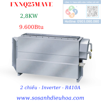 Dàn Lạnh Điều Hòa Trung Tâm VRV Daikin Loại Giấu Sàn FXNQ25MAVE8 (Ẩn Vào Các Vách Tường) - HRT